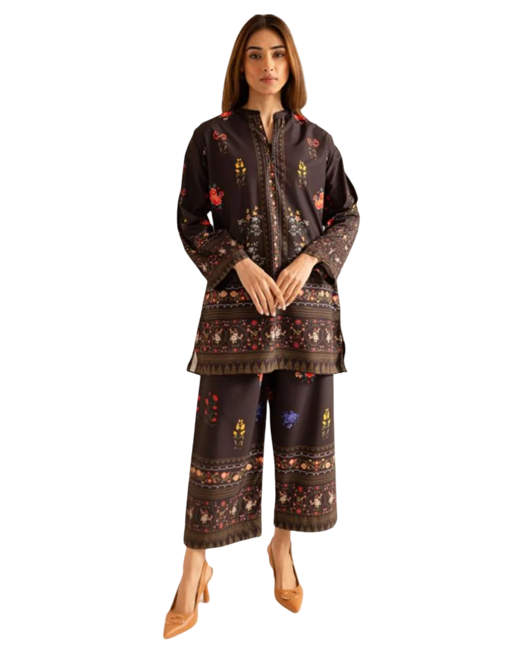 Printed Kurta & Trouser Co-Ord Set