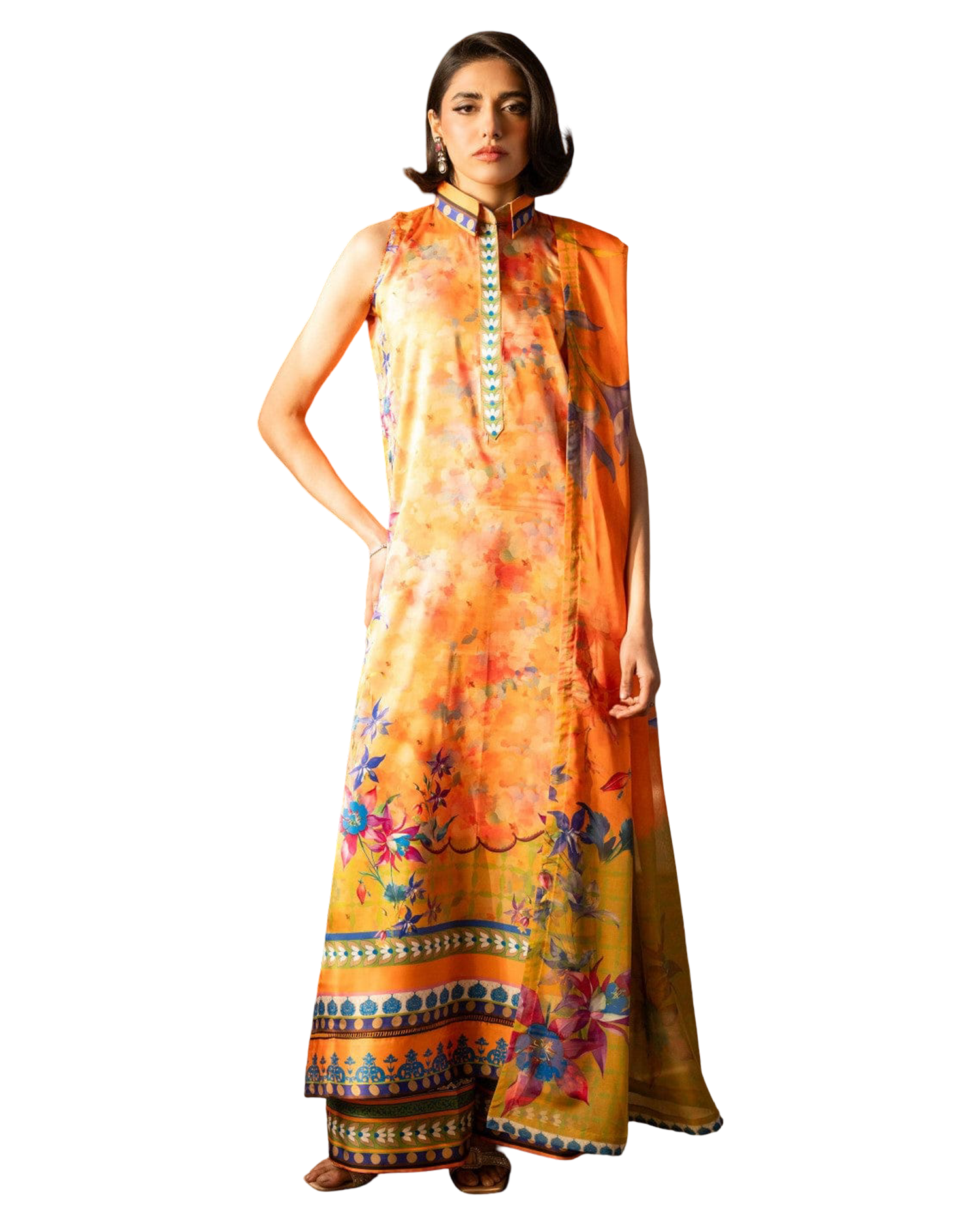 Amber Bloom Printed 2-Piece Set code 010