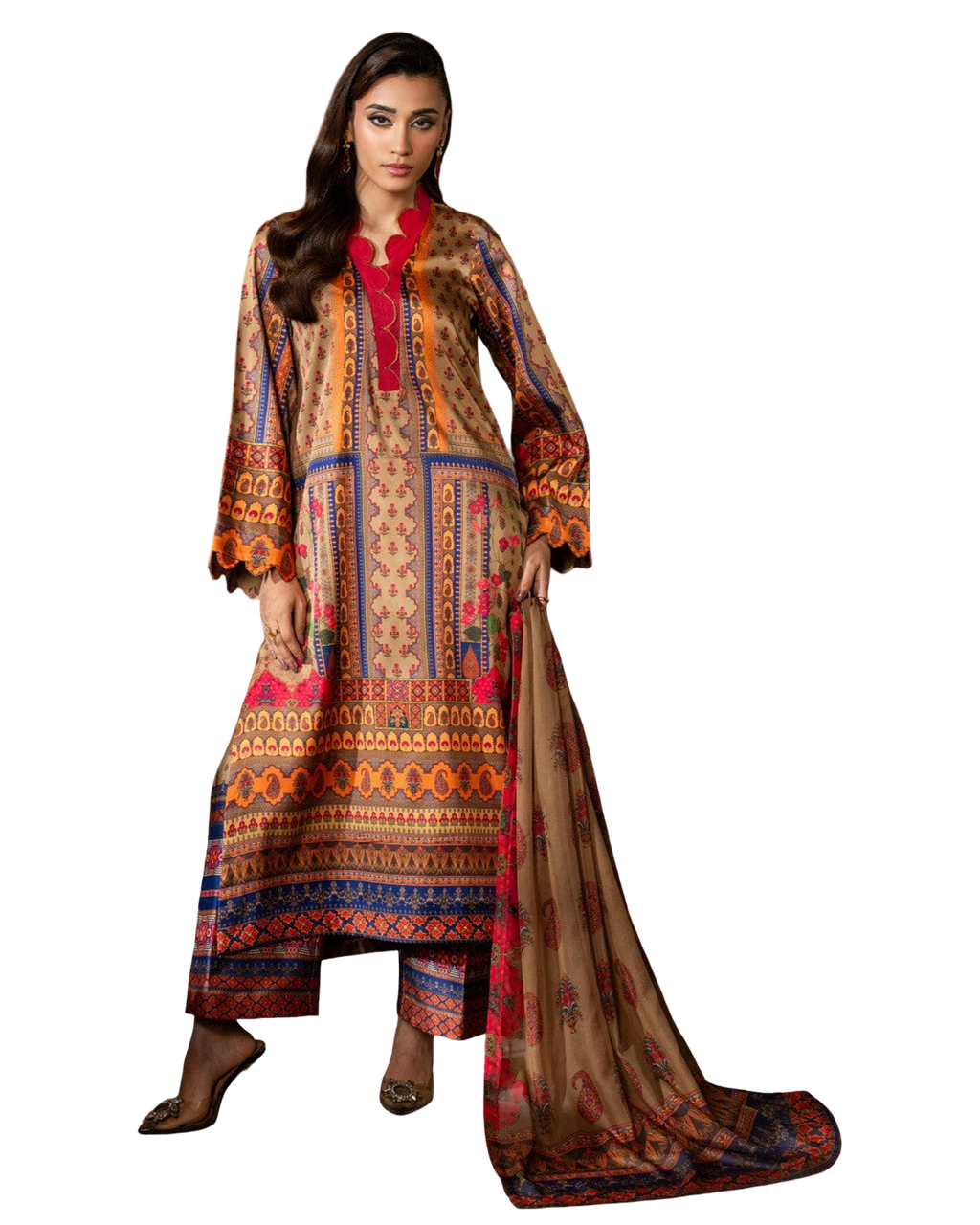 Classic Heritage Printed 2-Piece Suit code 009