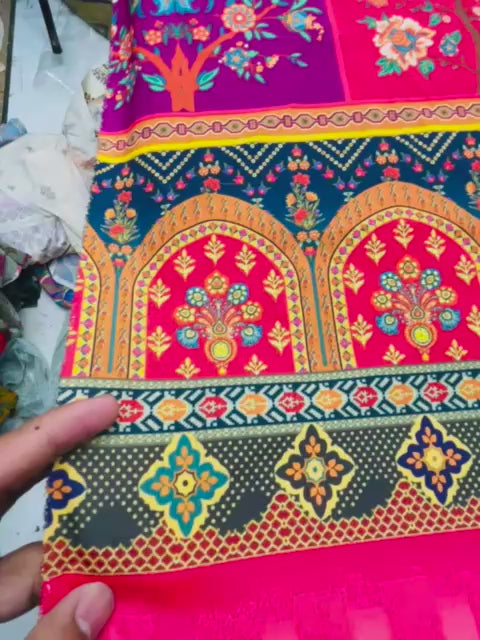 Crimson Heritage Printed 2-Piece Suit code 015