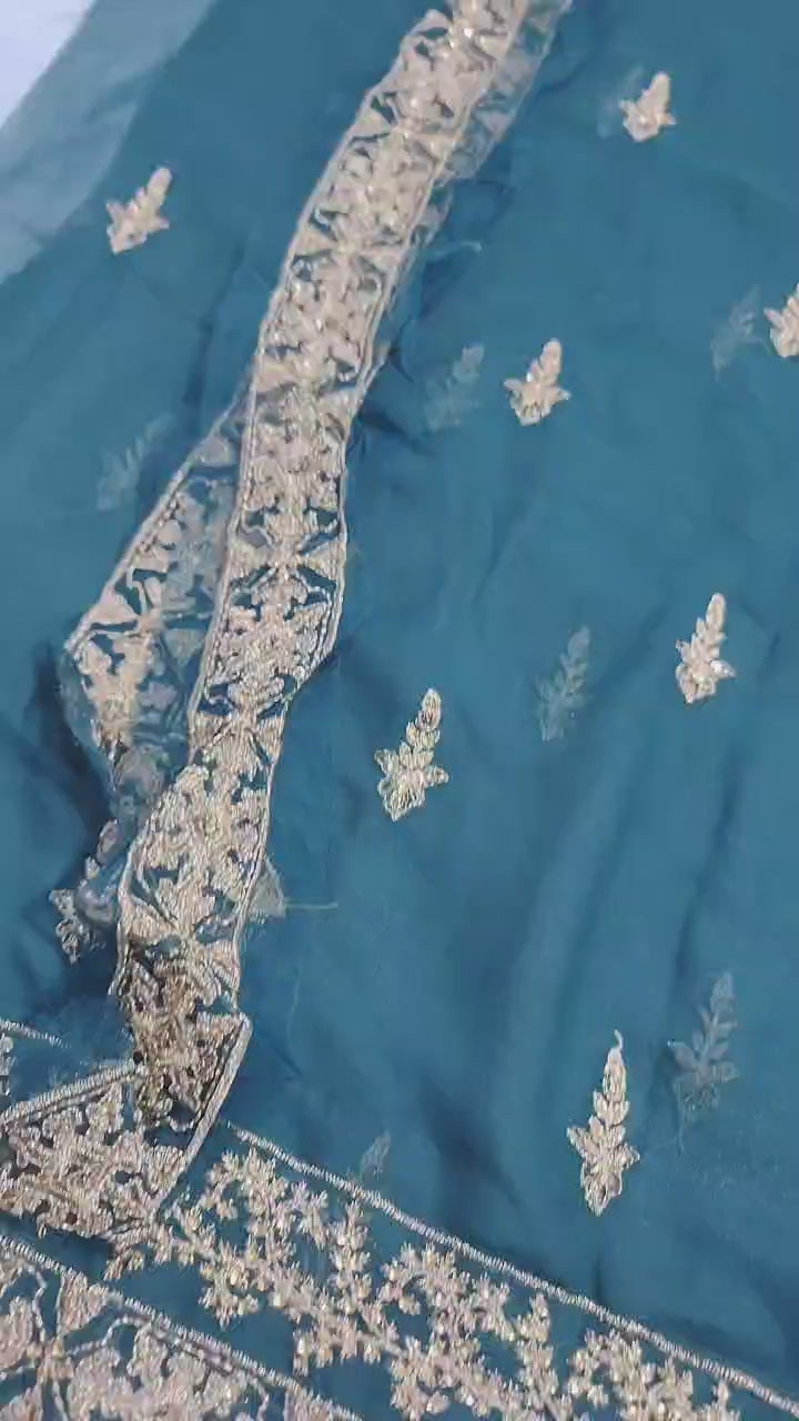 Emerald Grace Embroidered -2 Piece