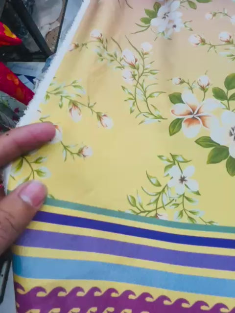 Pastel Blossom Ombre Printed Shirt 2 Piece code 017