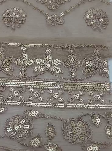 3PC Unstitched Chiffon Embroidered Suit (SAW-01)