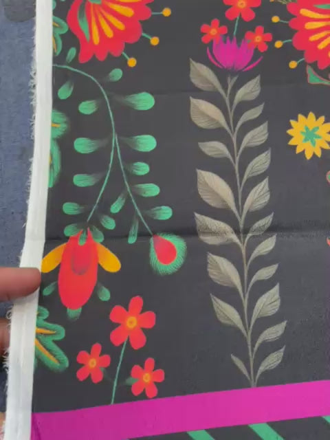 Midnight Floral Printed 2-Piece Suit code 020