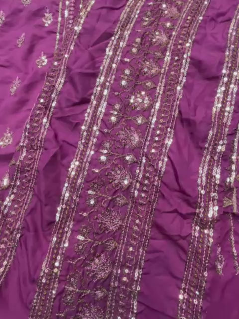 Elegant Unstitched 2-piece broidery and graceful