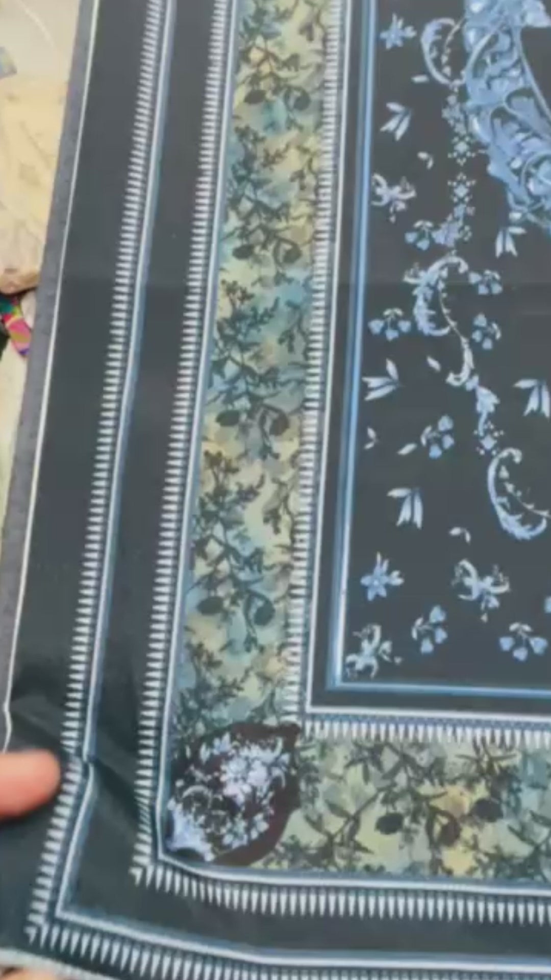 Classic Vintage Printed Unstitched 2-Piece Suit code 027