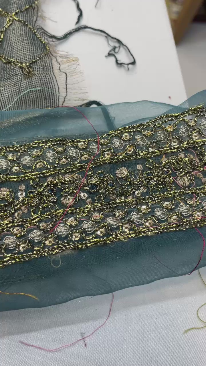 Grey Cotton-Net 2-Piece Suit – Unstitched