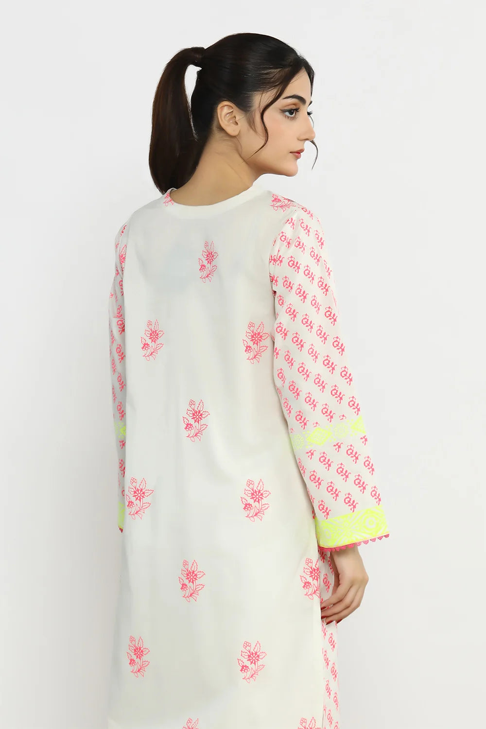 2 Pc Block Printed Stitched Suit | SAW-86